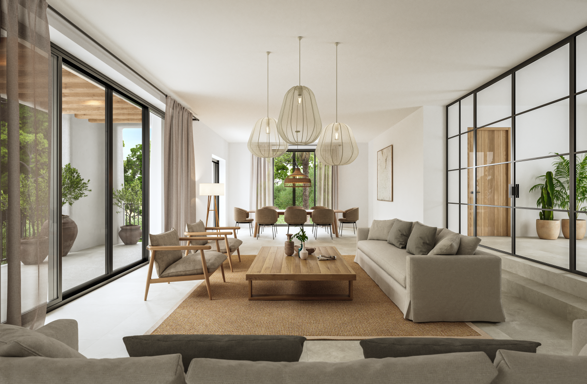 4 slaapkamer plot in Can Furnet